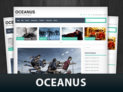 Oceanus WordPress page theme by UX-Themes