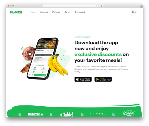OceanWP food WordPress theme - munch.eco OceanWP food WordPress theme - munch.eco