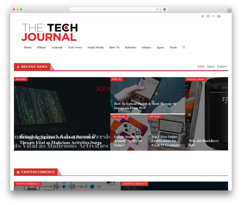 OceanWP free website theme - thetechjournal.com