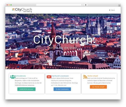 OceanWP free WordPress theme - citychurch.de
