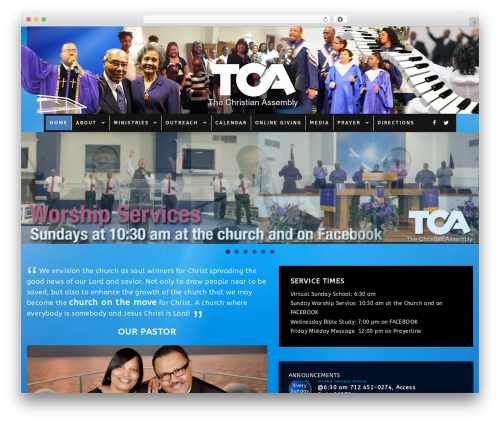 OceanWP theme WordPress free - thechristianassembly.org