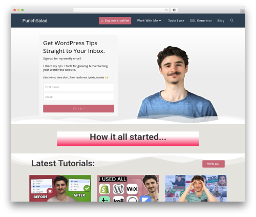 OceanWP theme WordPress - punchsalad.com OceanWP theme WordPress - punchsalad.com