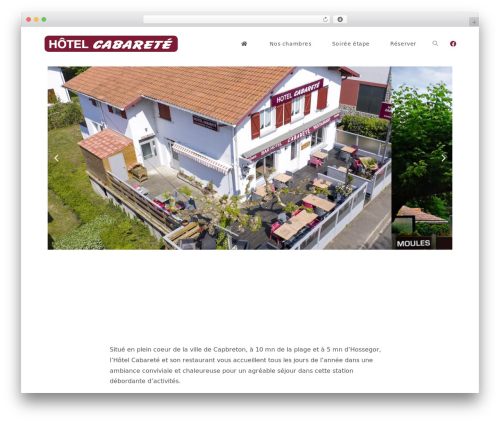 OceanWP WordPress restaurant theme - hotelcabarete.fr