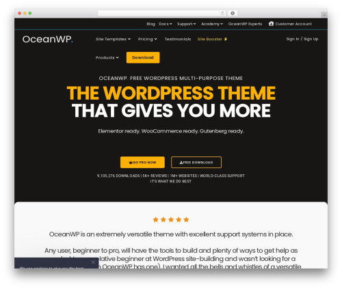 Eementor PRO (elementor-pro) WordPress plugin - oceanwp.org