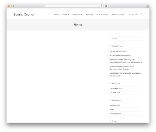 OceanWP WordPress theme free - sportscouncil.unn.edu.ng