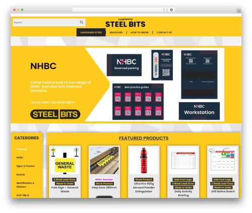 OceanWP WordPress theme - steelbits.co.uk