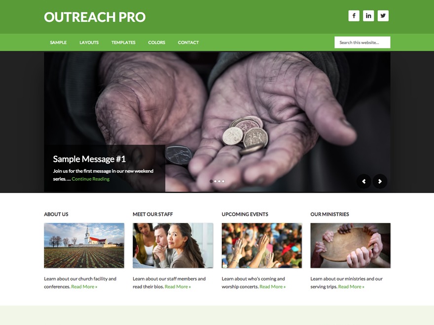 Outreach Pro best WordPress theme by StudioPress