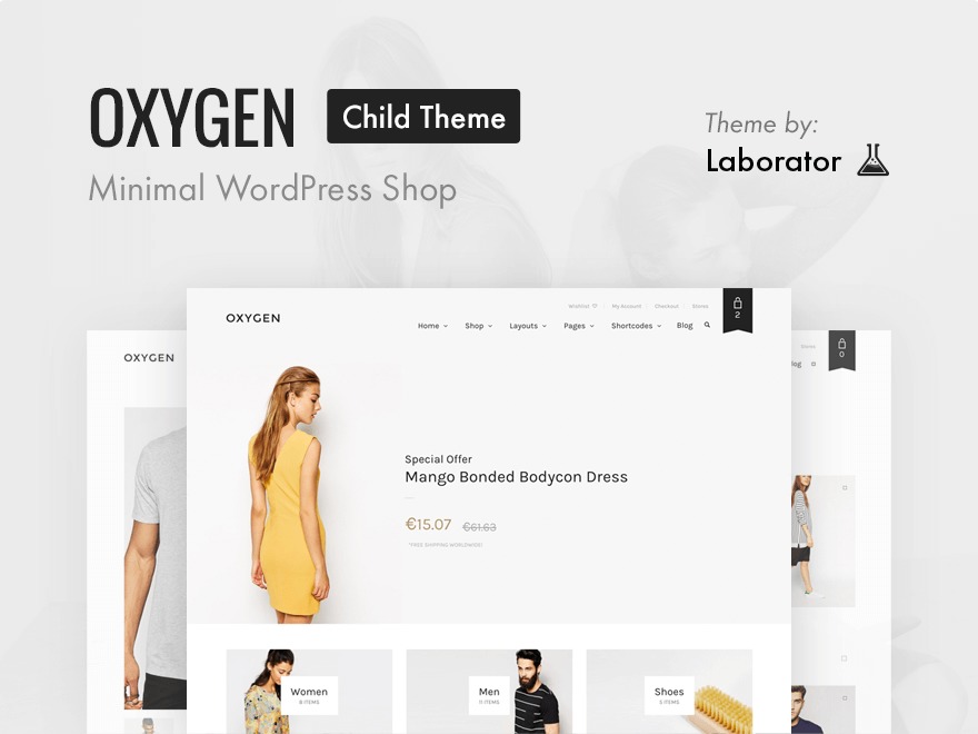 Oxygen - Child Theme WordPress page theme