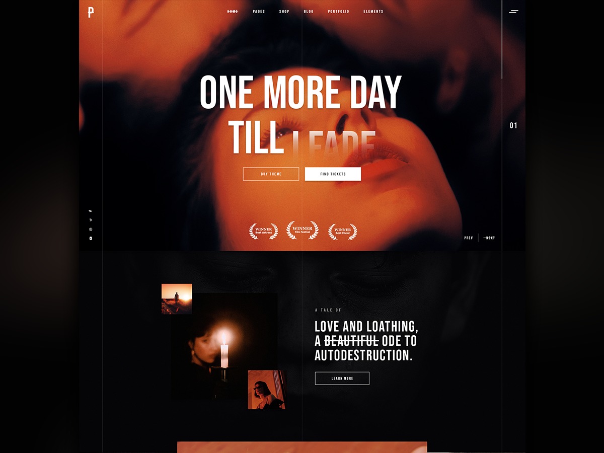 Pelicula WordPress theme