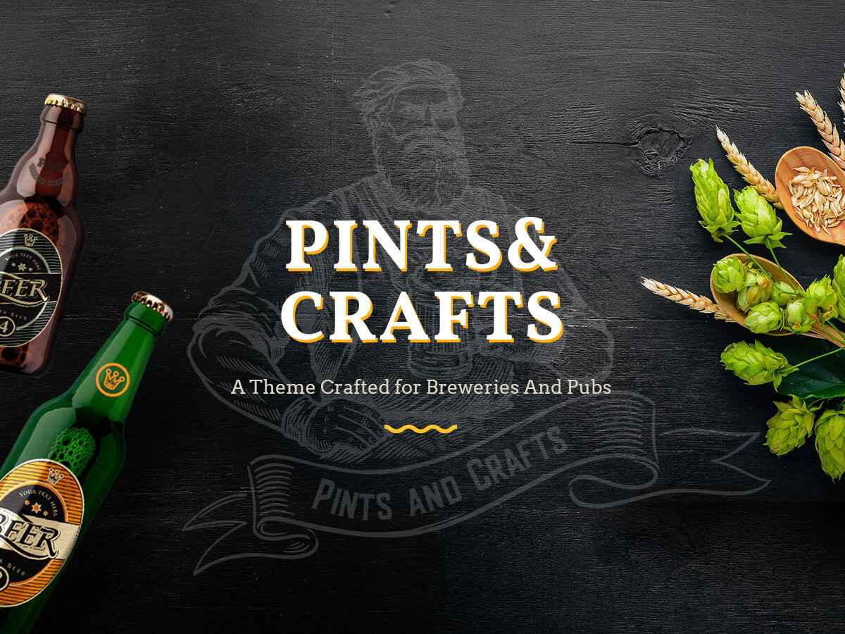 PintsAndCrafts premium WordPress theme