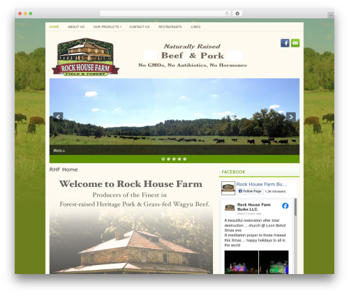 Practis WordPress theme - rockhousefarm.info