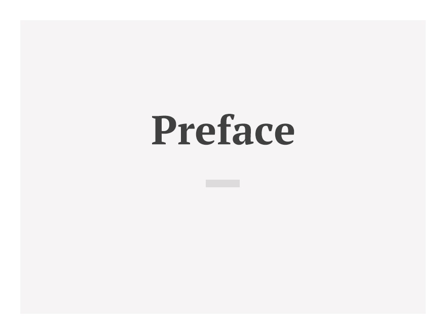 Preface WordPress theme