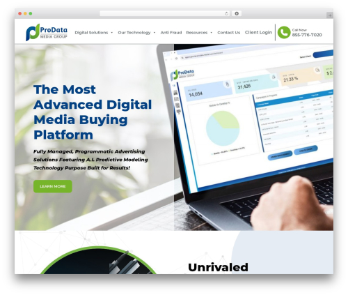 Prodata WordPress theme - prodatamg.com