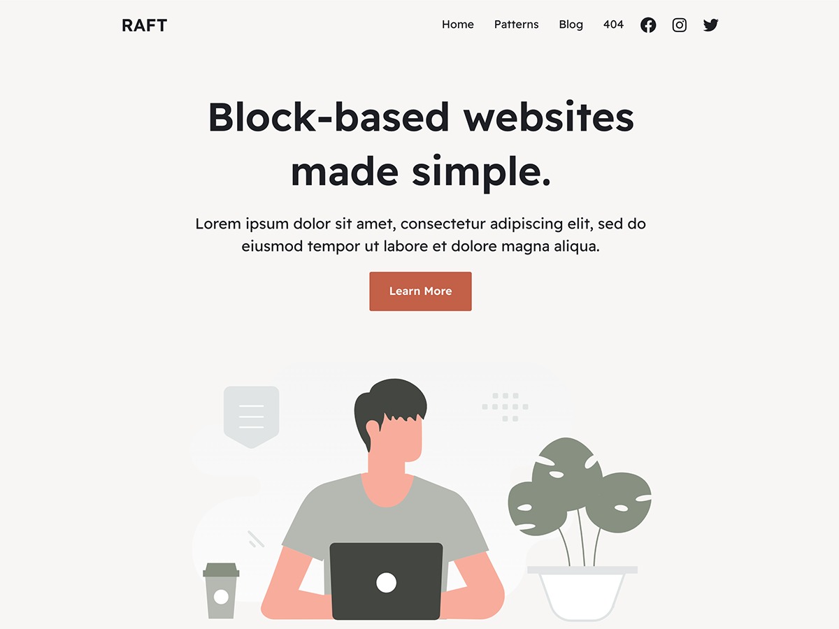 RAFT best WordPress theme by ThemeIsle