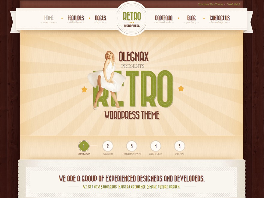 Retro - Premium Vintage WordPress Theme top WordPress theme