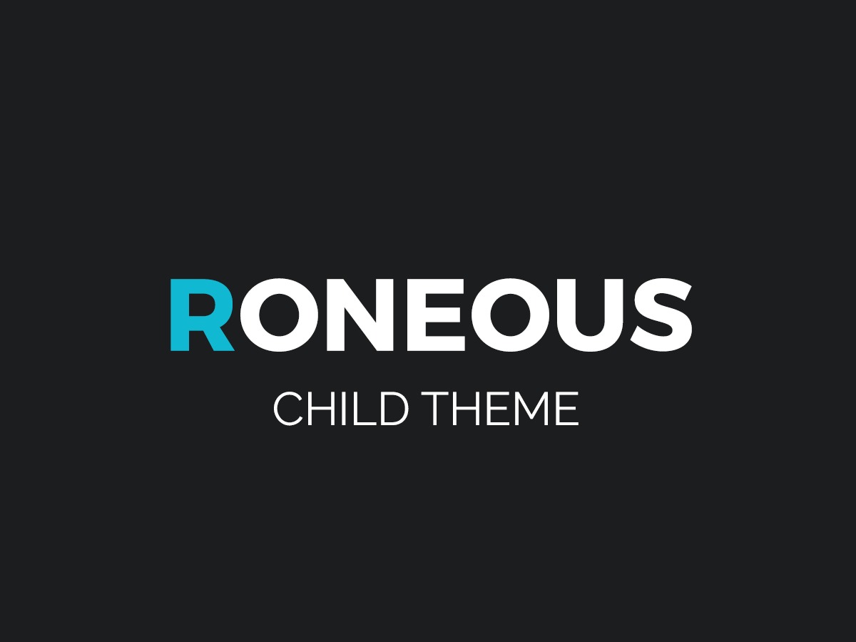 Roneous Child WordPress theme