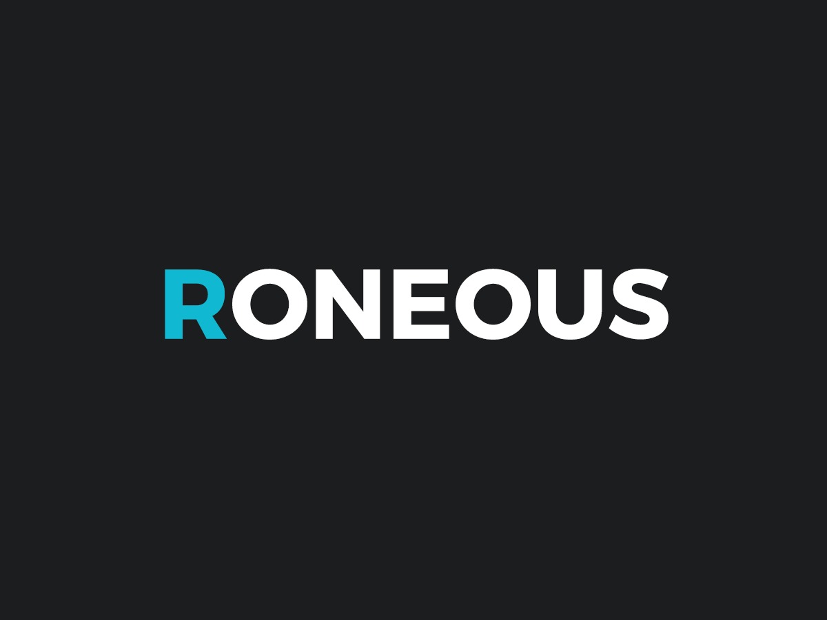 Roneous WordPress theme design