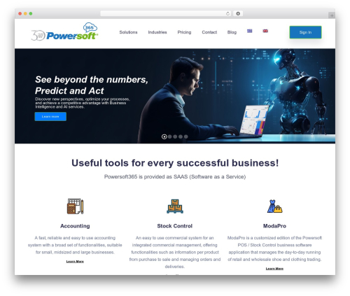 Saasland WordPress theme - powersoft365.com Saasland WordPress theme - powersoft365.com