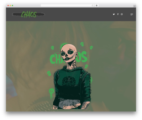 Salient WordPress website theme - chaosevents.com