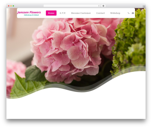 Salient WP theme - janssenflowerexport.com