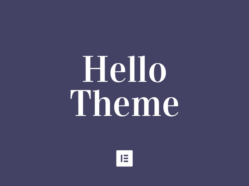stg elementor theme WordPress by Elementor Team
