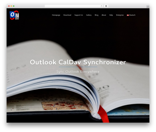 Sydney free WordPress theme - caldavsynchronizer.org