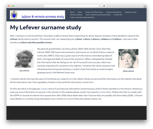 Sydney free WordPress theme - le-fever.org