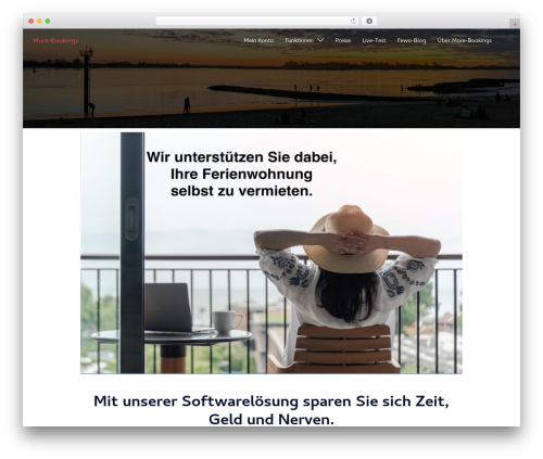 Sydney theme WordPress free - more-bookings.com