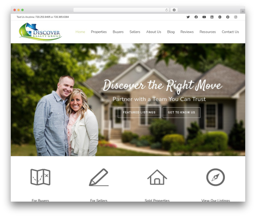 Theme WordPress Cardinal - discoverrealtygroup.com