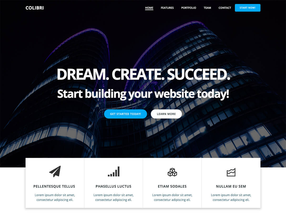 Theme WordPress Colibri WP