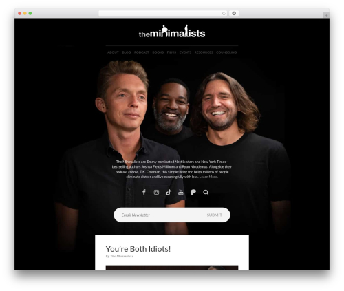 Theme WordPress The Mins - theminimalists.com Theme WordPress The Mins - theminimalists.com