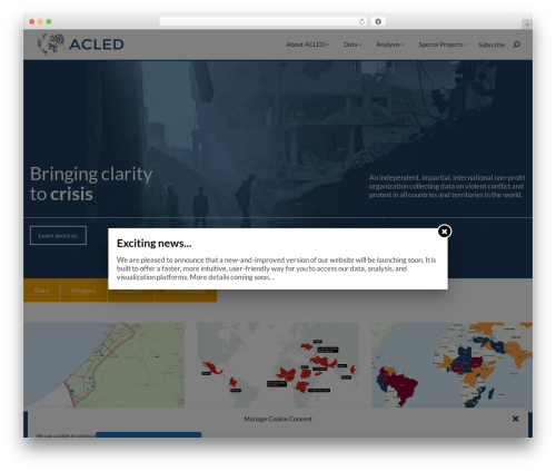 The7 WordPress theme - acleddata.com The7 WordPress theme - acleddata.com