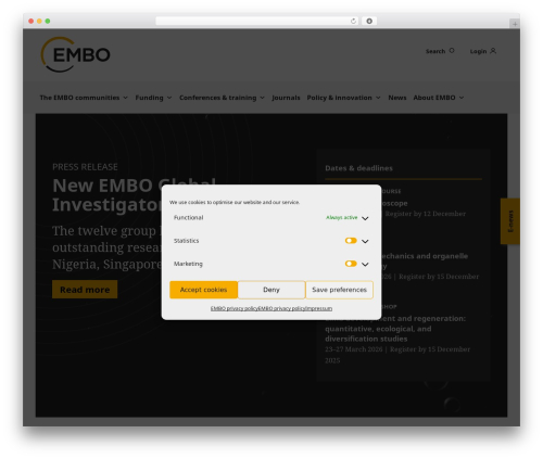 The7 WP theme - embo.org The7 WP theme - embo.org