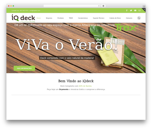 Theme WordPress Avada - iqdeck.pt