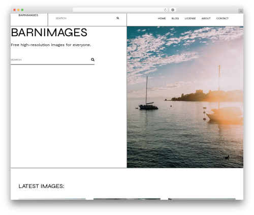 Theme WordPress Barnimages Elementor - barnimages.com