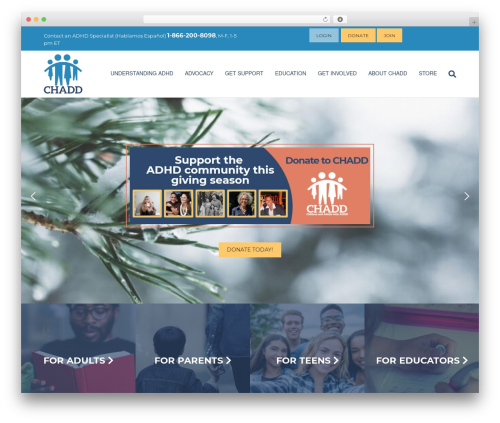 Theme WordPress Beaver Builder Theme - chadd.org