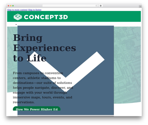 Theme WordPress Bricks - concept3d.com