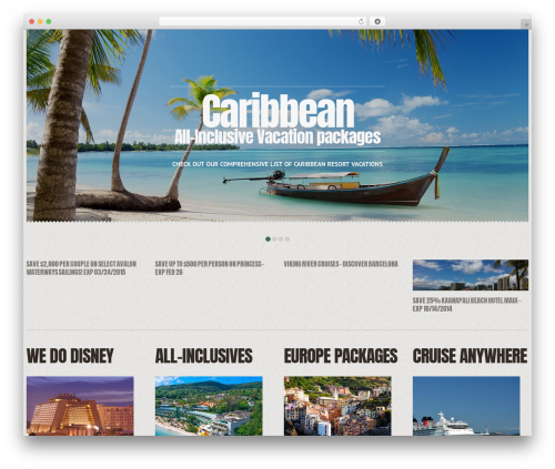 Theme WordPress cherry - etravelagencyonline.com