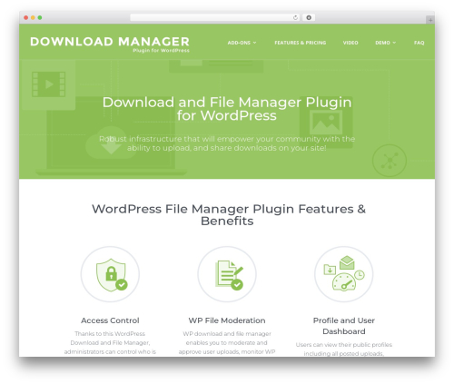 Theme WordPress Divi - downloadmanagerplugin.com