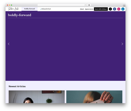Theme WordPress Felt - boldly-forward.com