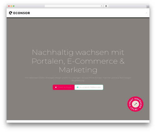 Theme WordPress Mastertheme - econsor.de Theme WordPress Mastertheme - econsor.de