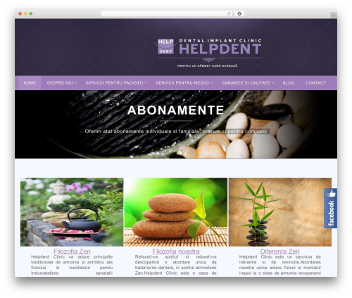 Theme WordPress Nirvana - helpdent.ro