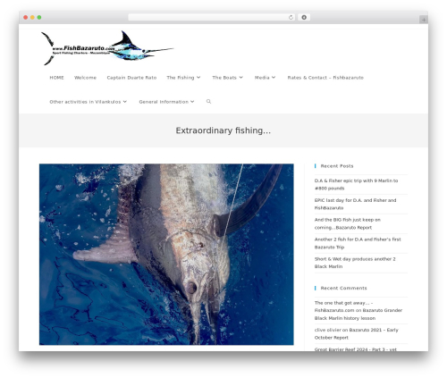 Theme WordPress OceanWP - fishbazaruto.com