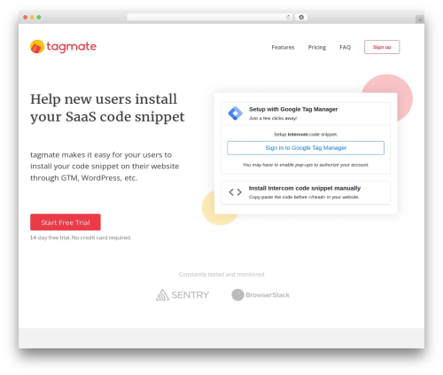 Twenty Seventeen best free WordPress theme - tagmate.io