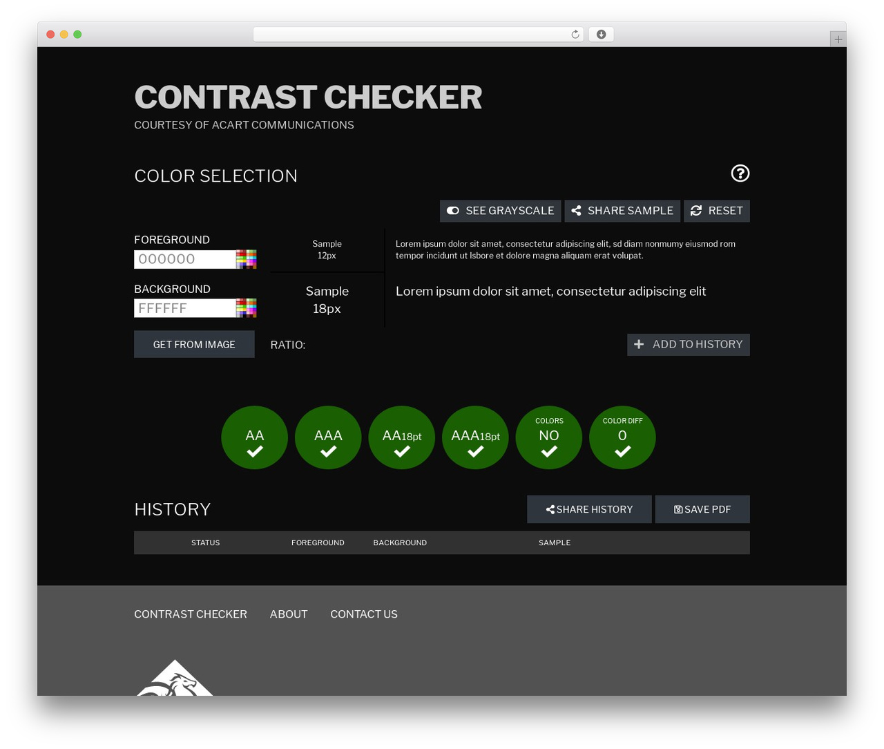 Twenty Seventeen best free WordPress theme - contrastchecker.com