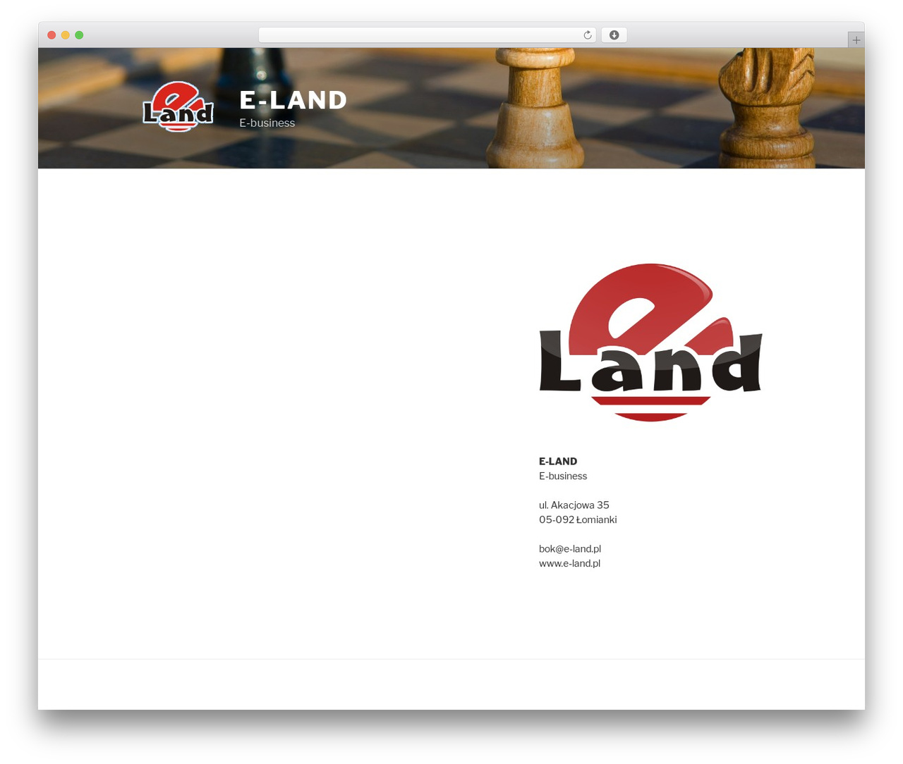 Twenty Seventeen free WordPress theme - e-land.pl Twenty Seventeen free WordPress theme - e-land.pl