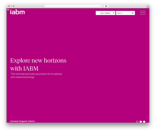 Twenty Seventeen free WP theme - theiabm.org