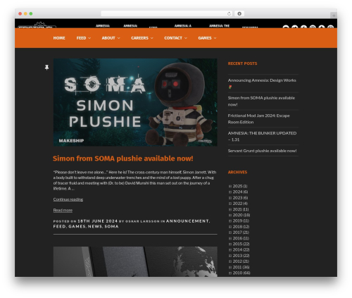 Twenty Seventeen theme WordPress free - frictionalgames.com Twenty Seventeen theme WordPress free - frictionalgames.com