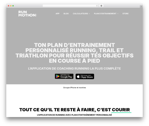 Twenty Seventeen WordPress page theme - run-motion.com