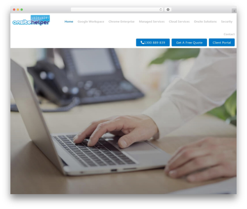 Twenty Seventeen WordPress theme - onsitehelper.com